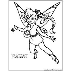 ぬりえページ: フェアリー (キャラクター) #96052 - 無料の印刷可能なぬりえページ