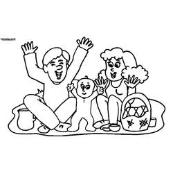 ぬりえページ: 家族 (キャラクター) #95212 - 無料の印刷可能なぬりえページ