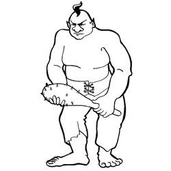 ぬりえページ: 巨人 (キャラクター) #97707 - 無料の印刷可能なぬりえページ