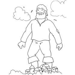 ぬりえページ: 巨人 (キャラクター) #97790 - 無料の印刷可能なぬりえページ