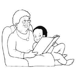 ぬりえページ: 祖父母 (キャラクター) #150647 - 無料の印刷可能なぬりえページ