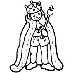 ぬりえページ: 王 (キャラクター) #106915 - 無料の印刷可能なぬりえページ