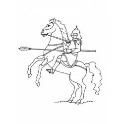 ぬりえページ: 騎士 (キャラクター) #86969 - 無料の印刷可能なぬりえページ