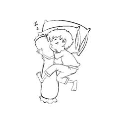 ぬりえページ: 男の子 (キャラクター) #97375 - 無料の印刷可能なぬりえページ