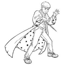 ぬりえページ: マジシャン (キャラクター) #100704 - 無料の印刷可能なぬりえページ