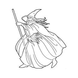 ぬりえページ: マジシャン (キャラクター) #100720 - 無料の印刷可能なぬりえページ