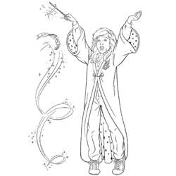 ぬりえページ: マジシャン (キャラクター) #100787 - 無料の印刷可能なぬりえページ