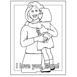 ぬりえページ: お母さん (キャラクター) #101106 - 無料の印刷可能なぬりえページ