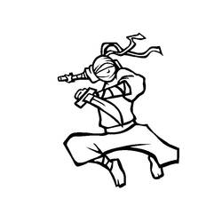 ぬりえページ: 忍者 (キャラクター) #148145 - 無料の印刷可能なぬりえページ