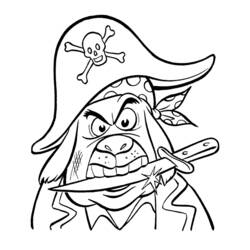 ぬりえページ: 海賊 (キャラクター) #105017 - 無料の印刷可能なぬりえページ