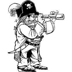 ぬりえページ: 海賊 (キャラクター) #105020 - 無料の印刷可能なぬりえページ