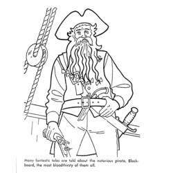 ぬりえページ: 海賊 (キャラクター) #105034 - 無料の印刷可能なぬりえページ