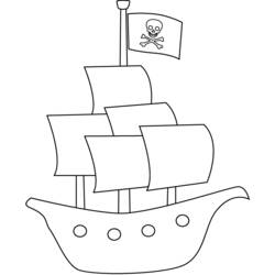 ぬりえページ: 海賊 (キャラクター) #105049 - 無料の印刷可能なぬりえページ
