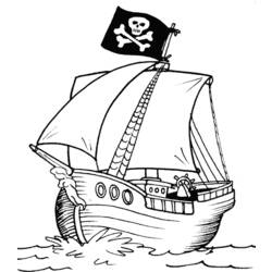ぬりえページ: 海賊 (キャラクター) #105055 - 無料の印刷可能なぬりえページ