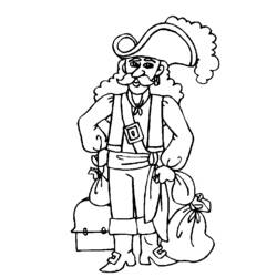 ぬりえページ: 海賊 (キャラクター) #105069 - 無料の印刷可能なぬりえページ