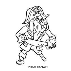 ぬりえページ: 海賊 (キャラクター) #105093 - 無料の印刷可能なぬりえページ