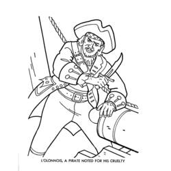 ぬりえページ: 海賊 (キャラクター) #105173 - 無料の印刷可能なぬりえページ