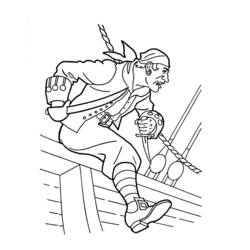 ぬりえページ: 海賊 (キャラクター) #105175 - 無料の印刷可能なぬりえページ