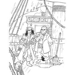 ぬりえページ: 海賊 (キャラクター) #105183 - 無料の印刷可能なぬりえページ