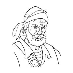 ぬりえページ: 海賊 (キャラクター) #105227 - 無料の印刷可能なぬりえページ