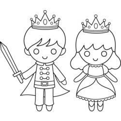 ぬりえページ: 王子 (キャラクター) #105873 - 無料の印刷可能なぬりえページ