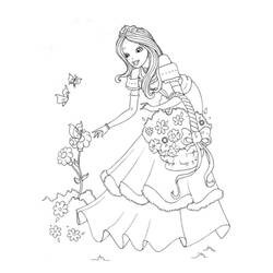 ぬりえページ: お姫様 (キャラクター) #85179 - 無料の印刷可能なぬりえページ