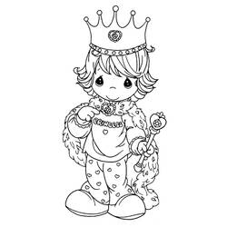 ぬりえページ: お姫様 (キャラクター) #85303 - 無料の印刷可能なぬりえページ