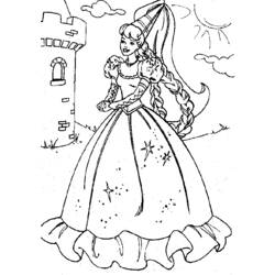 ぬりえページ: お姫様 (キャラクター) #85391 - 無料の印刷可能なぬりえページ