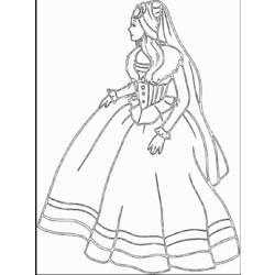 ぬりえページ: お姫様 (キャラクター) #85404 - 無料の印刷可能なぬりえページ