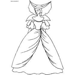 ぬりえページ: お姫様 (キャラクター) #85526 - 無料の印刷可能なぬりえページ