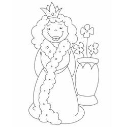 ぬりえページ: 女王 (キャラクター) #106233 - 無料の印刷可能なぬりえページ