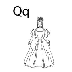 ぬりえページ: 女王 (キャラクター) #106250 - 無料の印刷可能なぬりえページ
