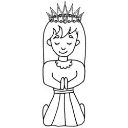 ぬりえページ: 女王 (キャラクター) #106311 - 無料の印刷可能なぬりえページ
