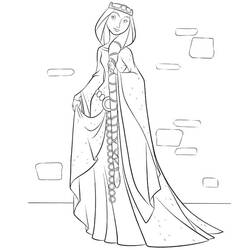 ぬりえページ: 女王 (キャラクター) #106411 - 無料の印刷可能なぬりえページ