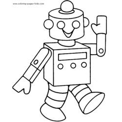 ぬりえページ: ロボット (キャラクター) #106564 - 無料の印刷可能なぬりえページ