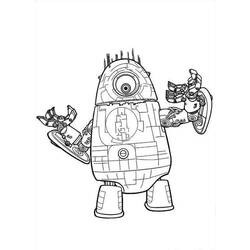 ぬりえページ: ロボット (キャラクター) #106582 - 無料の印刷可能なぬりえページ