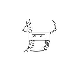ぬりえページ: ロボット (キャラクター) #106601 - 無料の印刷可能なぬりえページ