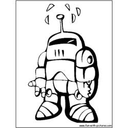 ぬりえページ: ロボット (キャラクター) #106626 - 無料の印刷可能なぬりえページ