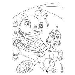 ぬりえページ: ロボット (キャラクター) #106638 - 無料の印刷可能なぬりえページ