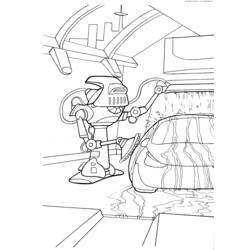 ぬりえページ: ロボット (キャラクター) #106670 - 無料の印刷可能なぬりえページ