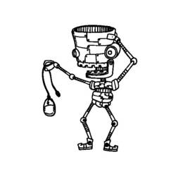 ぬりえページ: ロボット (キャラクター) #106712 - 無料の印刷可能なぬりえページ