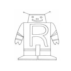 ぬりえページ: ロボット (キャラクター) #106717 - 無料の印刷可能なぬりえページ