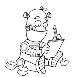 ぬりえページ: ロボット (キャラクター) #106725 - 無料の印刷可能なぬりえページ