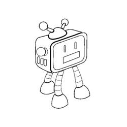 ぬりえページ: ロボット (キャラクター) #106728 - 無料の印刷可能なぬりえページ