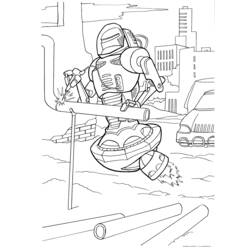 ぬりえページ: ロボット (キャラクター) #106729 - 無料の印刷可能なぬりえページ