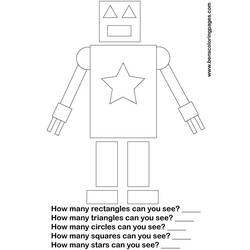 ぬりえページ: ロボット (キャラクター) #106730 - 無料の印刷可能なぬりえページ