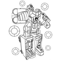 ぬりえページ: ロボット (キャラクター) #106756 - 無料の印刷可能なぬりえページ