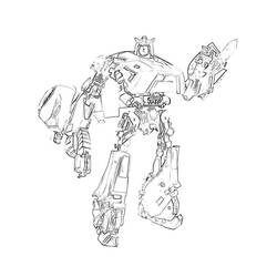 ぬりえページ: ロボット (キャラクター) #106760 - 無料の印刷可能なぬりえページ