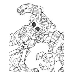 ぬりえページ: ロボット (キャラクター) #106889 - 無料の印刷可能なぬりえページ