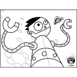 ぬりえページ: ロボット (キャラクター) #106906 - 無料の印刷可能なぬりえページ